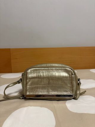 Bolso bandolera Bimba y Lola dorado