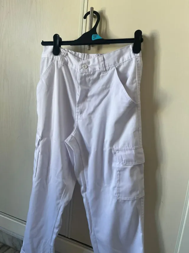 2 Pantalones Pintor Costalero Blancos