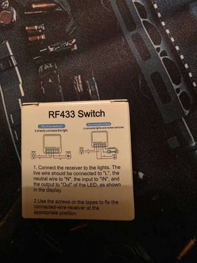 Módulo Receptor Interruptor RF433