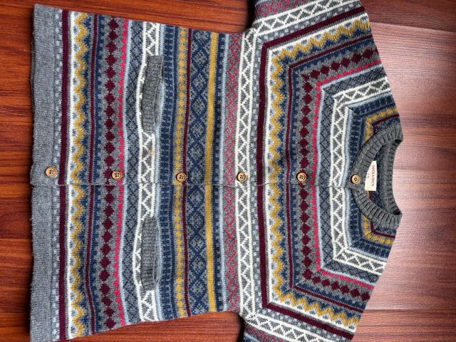 Giacchetta per bambina Neck & Neck Fair Isle