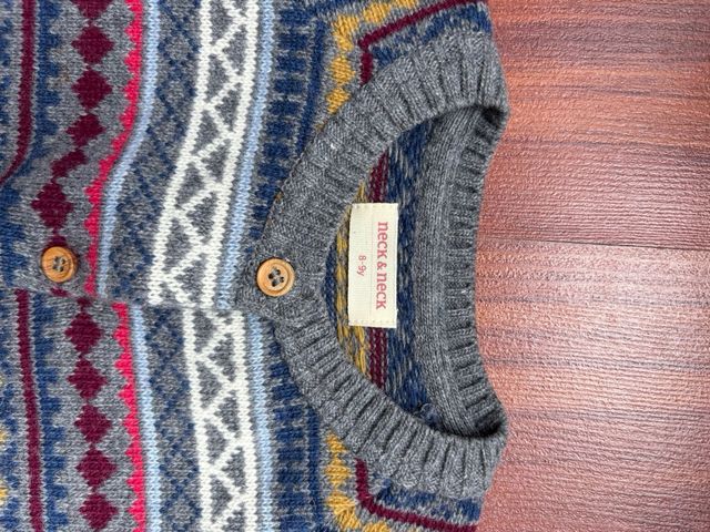 Giacchetta per bambina Neck & Neck Fair Isle