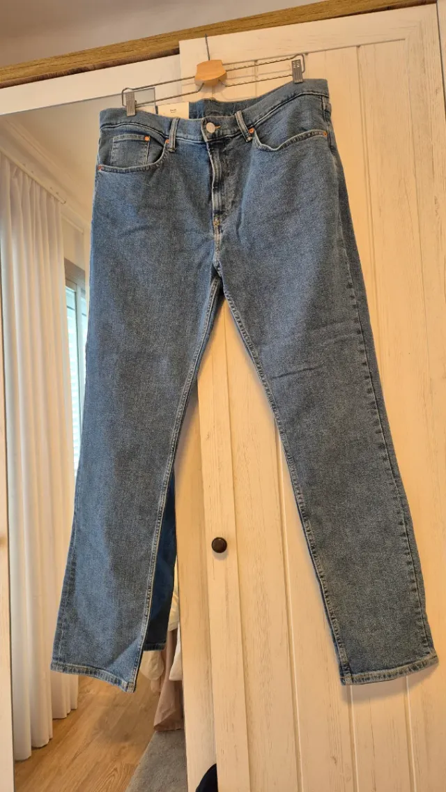 Pantalón tejano hombre azul