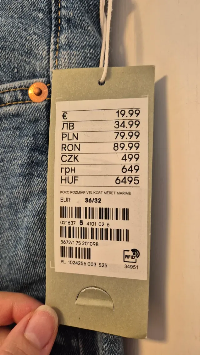 Pantalón tejano hombre azul