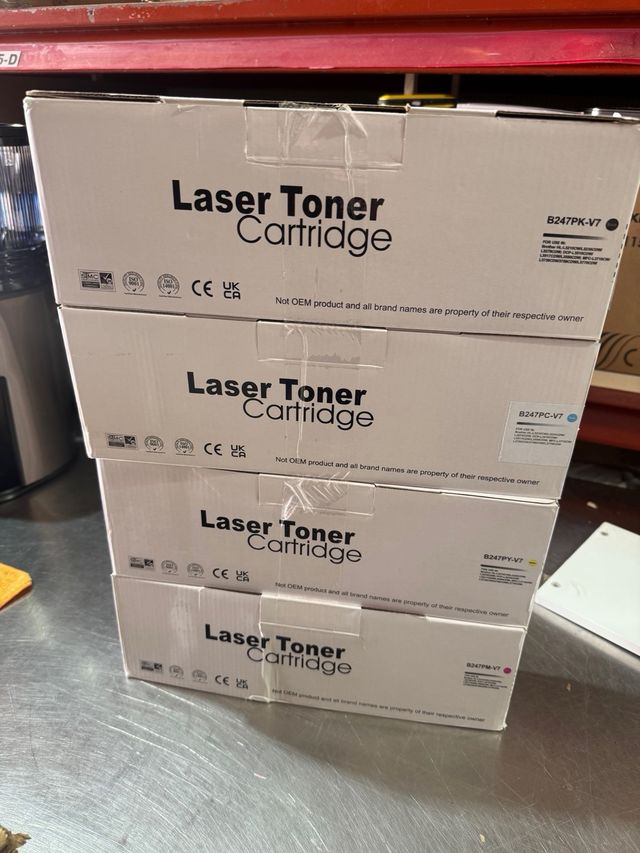 4 Cartuchos de Toner para impressora Brother