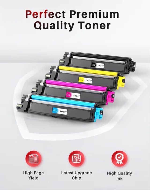 4 Cartuchos de Toner para impressora Brother