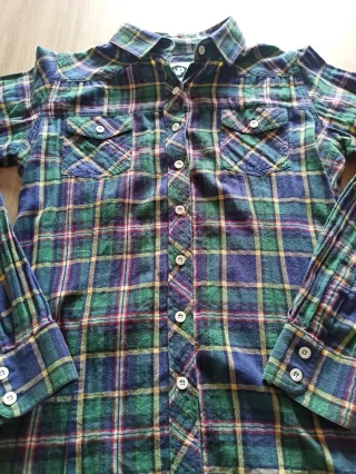 Camisa de cuadros para mujer