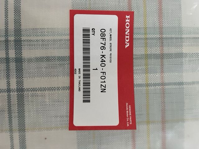 Kit Pegatinas Rueda Honda Forza 125/300