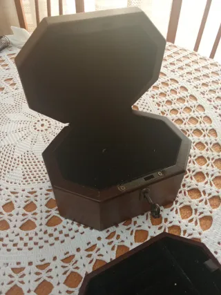 Joyero vintage madera