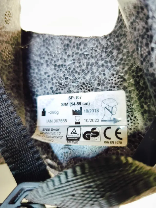 Casco de bicicleta rosa talla S/M