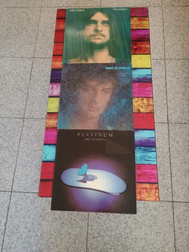 Lote 3 Vinilos LP Mike Oldfield