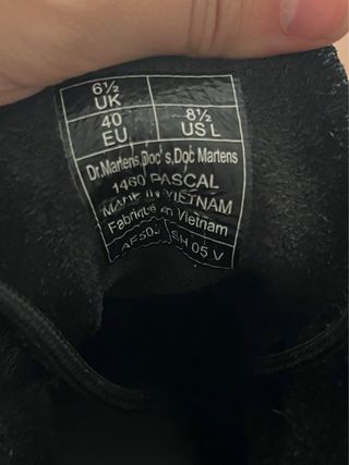 Botas Dr. Martens Negras Piel