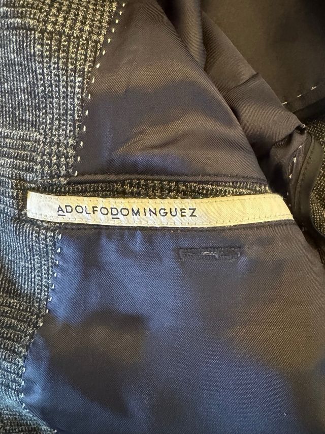 Americana Adolfo Domínguez Hombre Gris