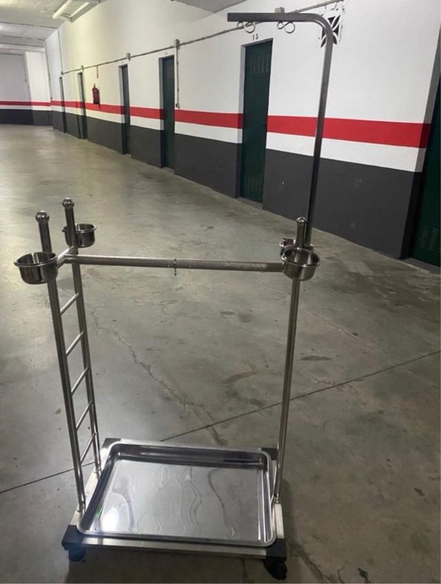 Comedero para animales de acero inoxidable