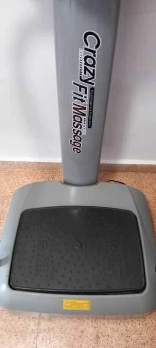 Plataforma Vibratoria Crazy Fit Massage