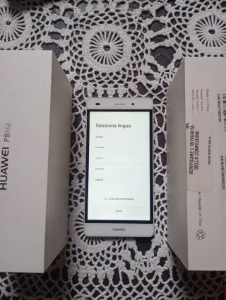 Huawei P8 Lite Bianco
