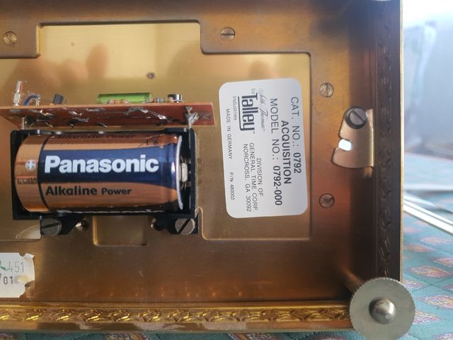 Reloj de péndulo eléctrico alemán Seth Thomas