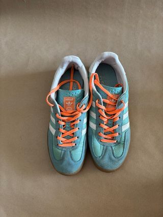 Adidas Gazelle Indoor Teal/Naranja
