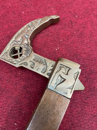 Bastón antiguo de minero