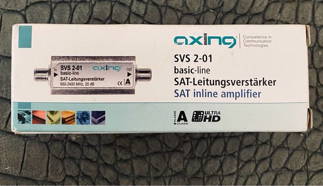 Amplificador de señal Axing SVS 2-01 SAT
