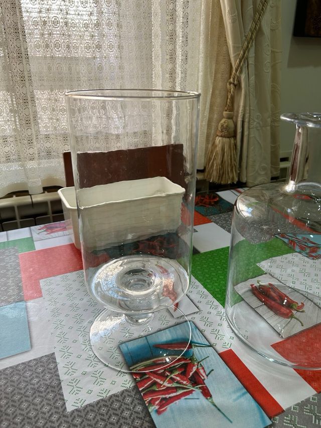 Lote 3 Jarrones Cristal Grandes ( NO SE ENVÍA )