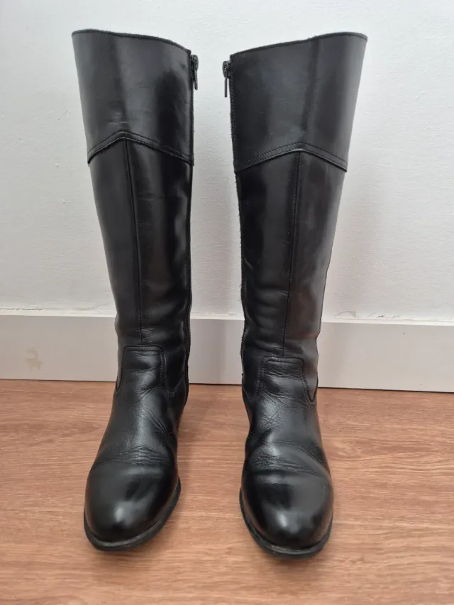 Botas altas de piel Chacal