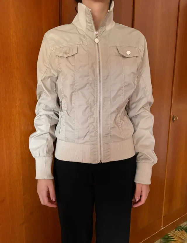 Giubbino blu deise Beige