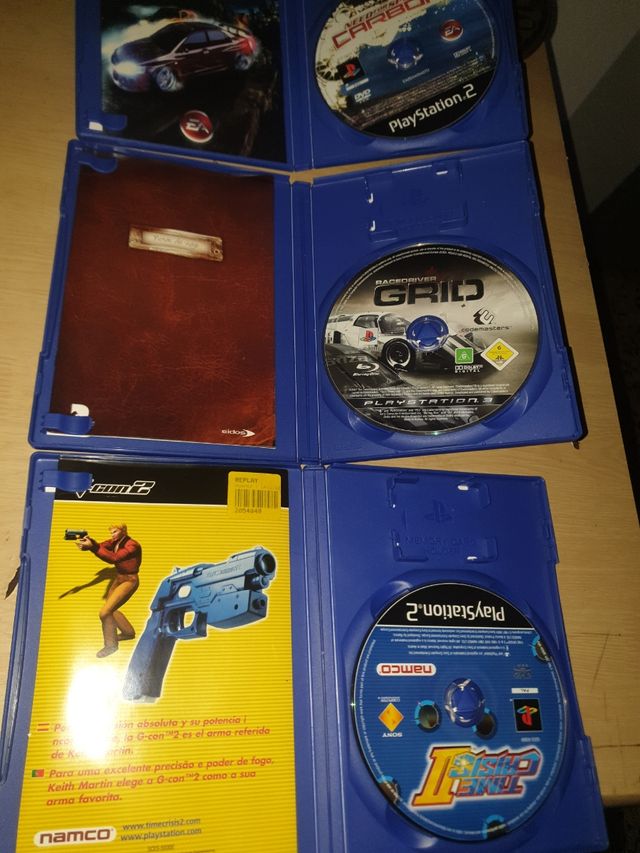 Lote 3 Juegos PS2: Time Crisis 2, Tomb Raider, NFS