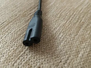 Cable de alimentación negro