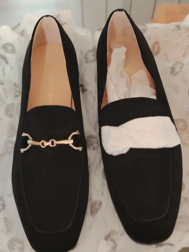 Mocasines Mila&Mila Negros Mujer