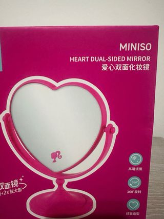 Specchio Barbie Cuore Mattel Miniso 65 Anniversary