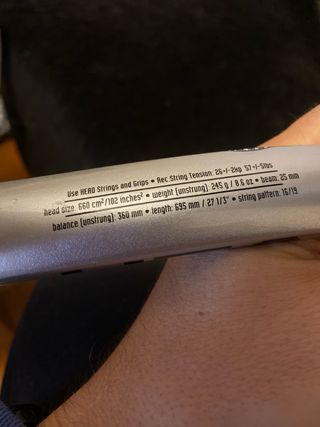 Raqueta Tenis Head Nano Titanium S2