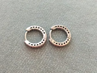 Pendientes aro plata de ley