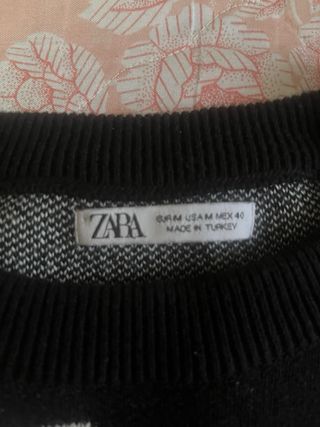 Jersey Zara Negro y Blanco
