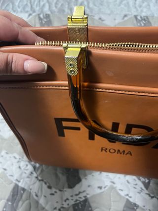 Borsa Fendi Roma Marrone