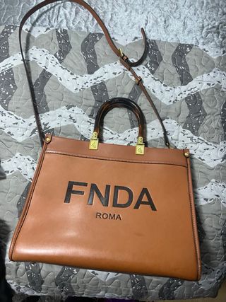 Borsa Fendi Roma Marrone