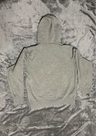 Nike Hoodie Grigia Uomo – Logo Big Swoosh – Felpa