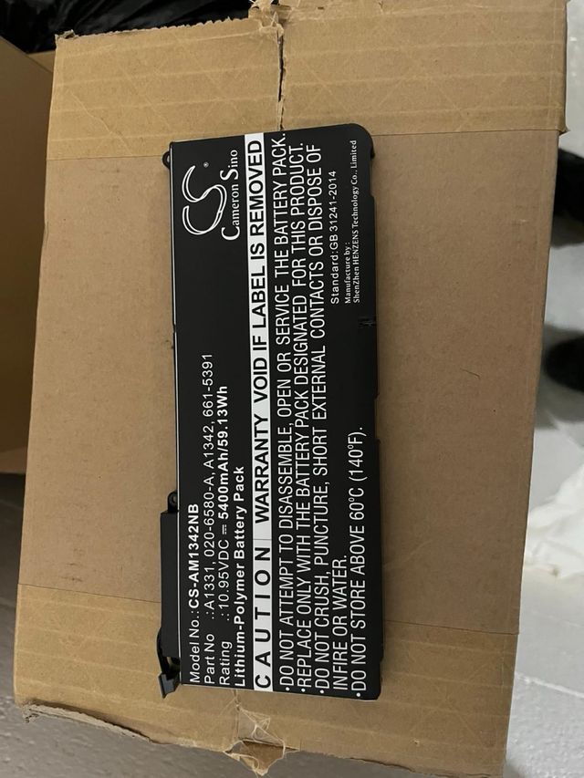 Batería Cameron Sino CS-AM1342NB para Apple A1342