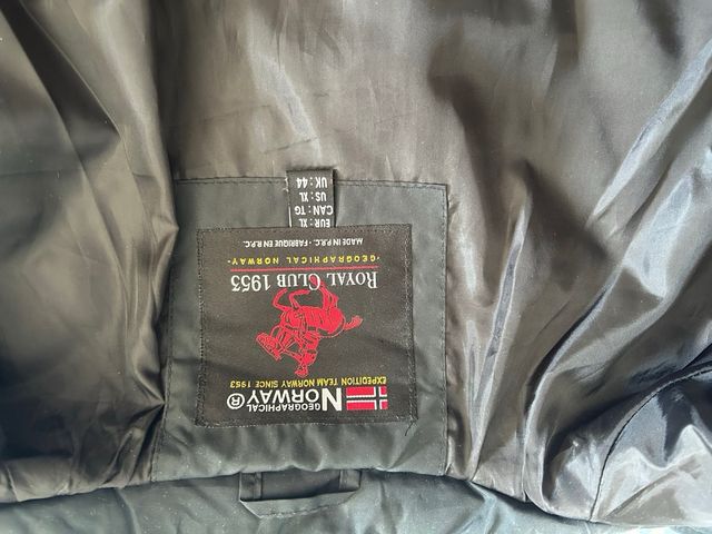 Chaqueta Geographical Norway negra acolchada