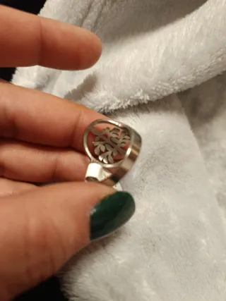 Anillo Acero Árbol de la Vida