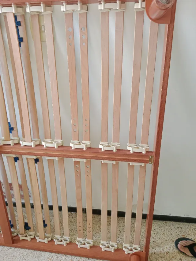 Somier roble de 150X190 y altura de35 CMS