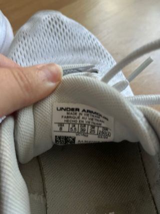 Zapatillas Under Armour Talla 39 Blancas