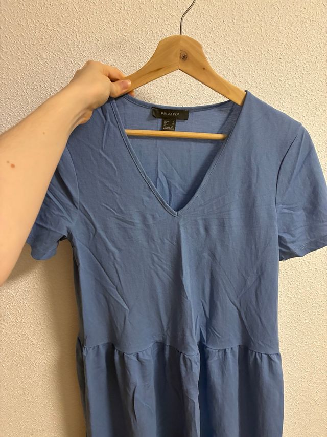 Vestido azul Primark talla S