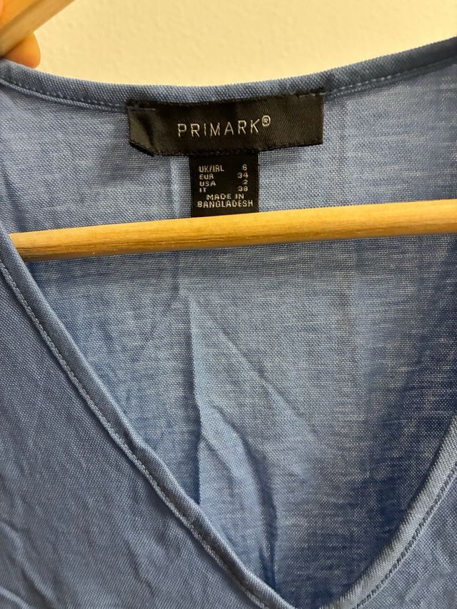 Vestido azul Primark talla S