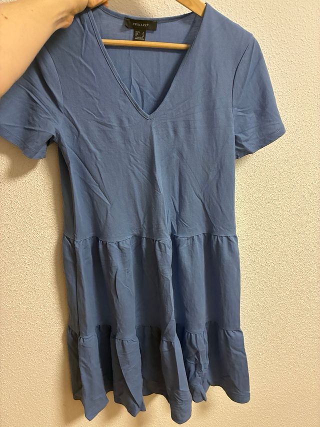 Vestido azul Primark talla S