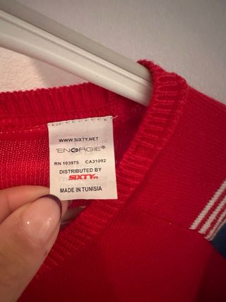 Jersey Energie Rayas Azul Rojo Gris