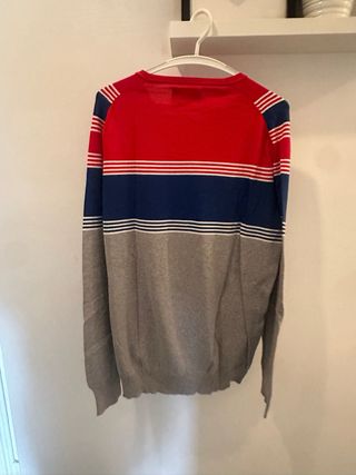 Jersey Energie Rayas Azul Rojo Gris