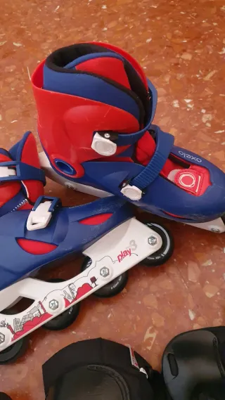 Patines Oxelo niño/a talla ajustable 32-34.