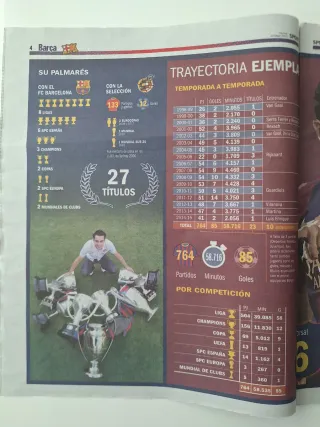 Periódico Sport Despedida Xavi Barcelona