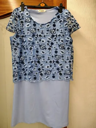 Vestido de fiesta Envisage celeste XL (42-44)