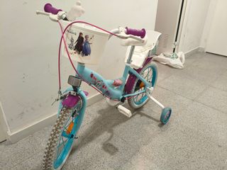 Bicicleta niña Frozen 14 pulgadas